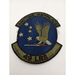 Air Force Anyplace Anytime Patch RARE VTG Vintage Military Collectible